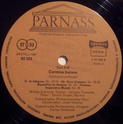 Parnass 92 332 - Trionfi (Trittico Teatrale) (Carmina Burana • C - Image 3