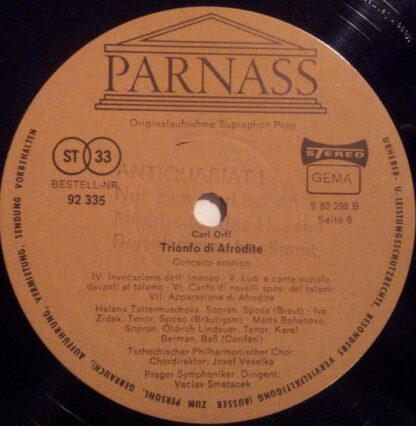 Parnass 92 332 - Trionfi (Trittico Teatrale) (Carmina Burana • C - Image 7