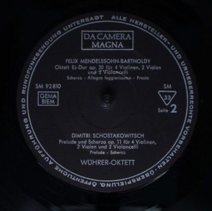 - WUERER OCTET shatkovich & MENDELSSOHN 1973 - Image 4