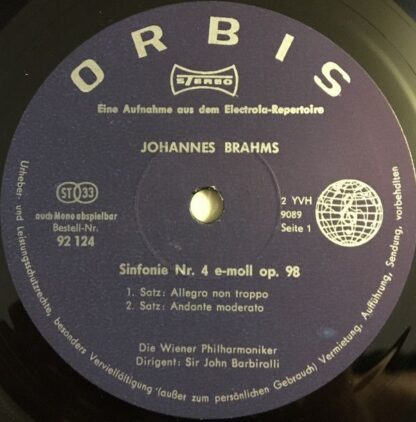 Orbis 92 124 - IV. Sinfonie E-moll - Image 4