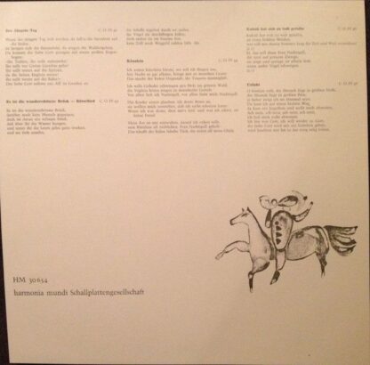Harmonia Mundi 30 654 - Musica Poetica Teil 5 - Orff Schulwerk - - Image 7