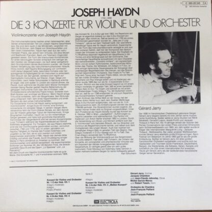 EMI Electrola 1 C 065 - 28 345 - Joseph Haydn - Die 3 Konzerte F - Image 2
