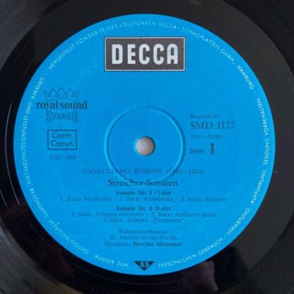 DECCA SMD 1127 - Streichersonaten - Image 3