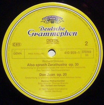 Deutsche Grammophon 410 959-1 - Also Sprach Zarathustra - Don Ju - Image 4
