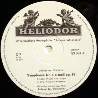 HELIODOR 89 694 - Sinfonie Nr. 4 E-Moll Op. 98, Grosse Ouvertüre