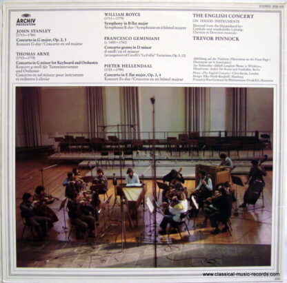 Archiv Production 2533 423 - A Grand Concert Of Musick: English - Image 2