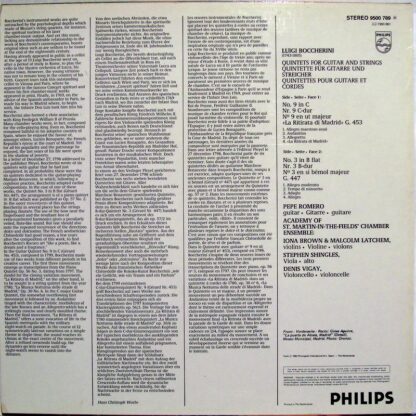 Philips 9500 789 - Guitar Quintets = Gitarrenquintette Nos. 3 & - Image 2