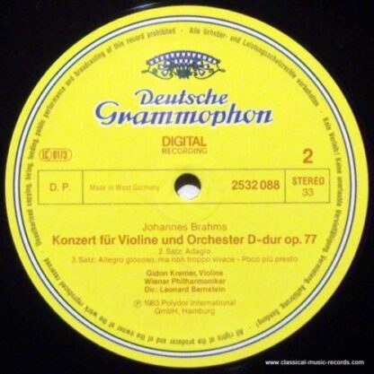 Deutsche Grammophon 2532 088 - Violinkonzert · Violin Concerto - Image 3