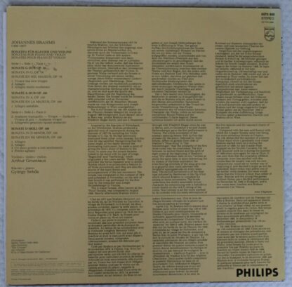 Philips 6570 880 - Die 3 Violinsonaten - Image 2