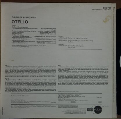 Decca Eclipse ECS 734 - Otello Record 3 - Image 2