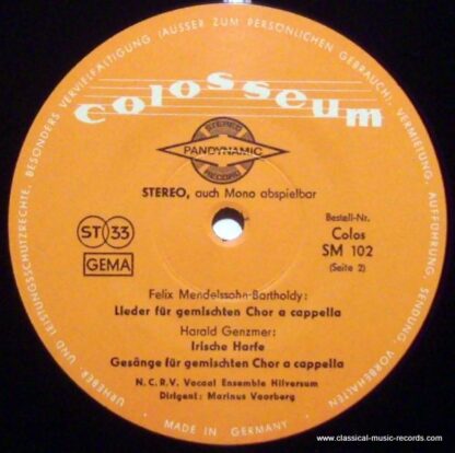 Colosseum Colos StM 102 - Mendelssohn Genzmer - Image 4