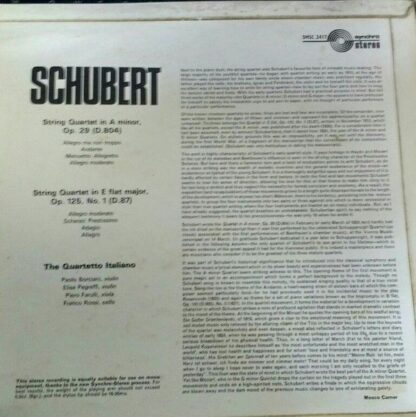 Concert Hall SMSC 2417 - Sting Quartet Op. 29 / Sting Quartet Op - Image 2