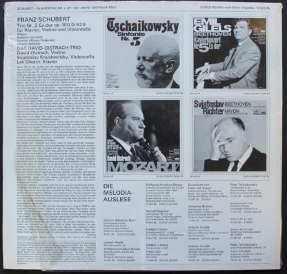 Eurodisc 78 423 ZK - Klaviertrio Es-dur op.100 - Image 2