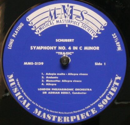 Musical Masterpiece Society MMS 2139 - Symphonie Nr. 4 In C-Moll - Image 3