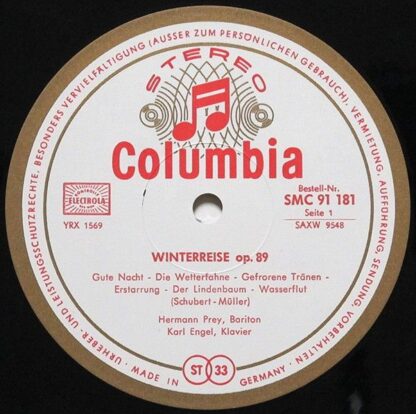 Die Stimme Seines Herrn SME 91 181/82 - Winterreise - Image 3
