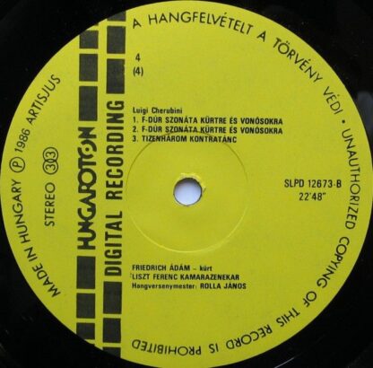 Hungaroton SLPD 12672-73 - Hat Szonáta Vonósokra / Kontratáncok - Image 8