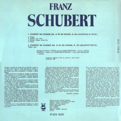 Electrecord ST-ECE 02335 - Quartet Nr. 14 In D Minor Death And T - Image 2