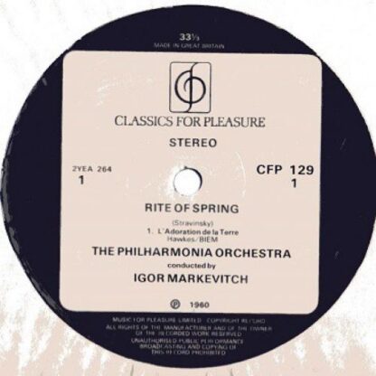 Classics For Pleasure CFP 129 - Rite Of Spring - Image 3