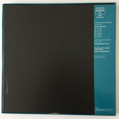 DECCA DK 11568/1-2 - Streichersonaten Nr. 1-6, Streichquartett D - Image 4