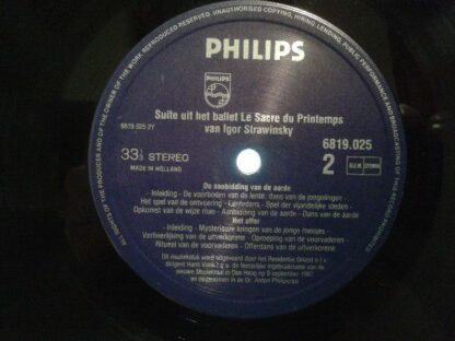 Philips 6819.025 - Le Sacre Du Printemps - Image 3