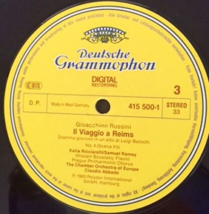 Deutsche Grammophon 415 498-1 - Il Viaggio A Reims - Image 4