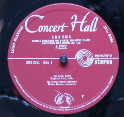 Concert Hall SMS 2551 - Konzert Für Violine, Violoncello Und Orc - Image 3