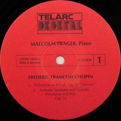 Telarc DG-10040 - Malcolm Frager Plays Chopin - Image 4