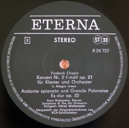 Eterna 8 26 722 - Klavierkonzert F-moll, Andante Spianato Und Gr - Image 4