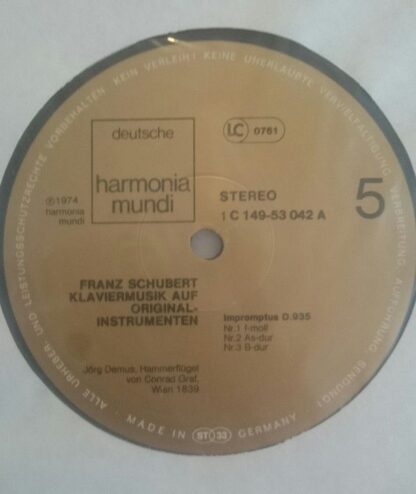Deutsche Harmonia Mundi 1C 149-53 040/42 - Klaviermusik Auf Orig - Image 5