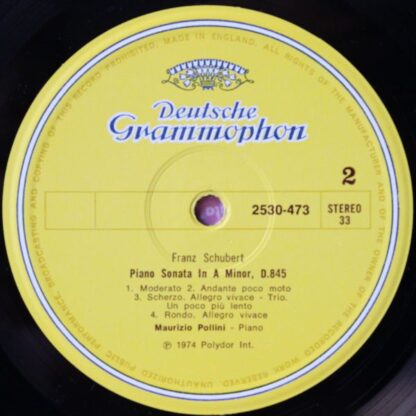 Deutsche Grammophon 2530 473 - Wanderer Fantasia / Piano Sonata - Image 3