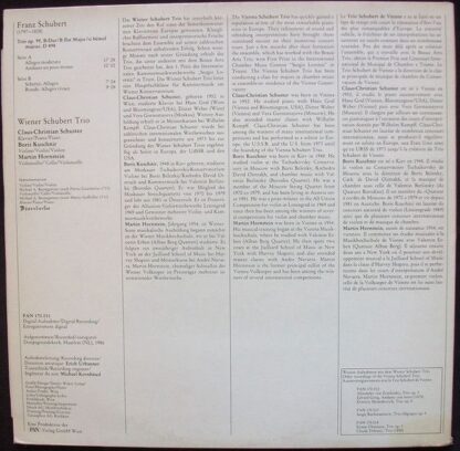 PAN-Verlag GmbH 170011 - Trio Op. 99/D 898 - Image 2