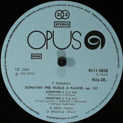 Opus 9111 0656 - Sonatinas For Violin & Piano - Image 4