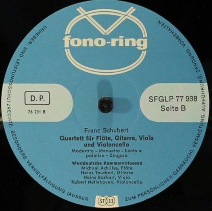 Fono-Ring SFGLP 77 938 - Divertimenti D-Dur, Nr. 81 Und Nr. 43/ - Image 3