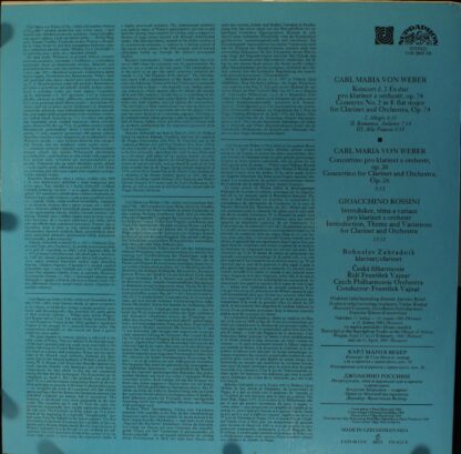 Supraphon 1110 3620 ZA - Concerto No. 2 / Concertino / Introduct - Image 2