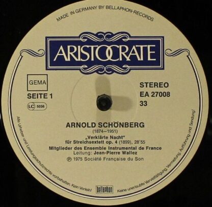 Aristocrate EA 27008 - "Verklärte Nacht" Für Streichsextett Op.4 - Image 3