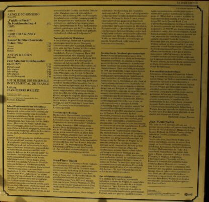 Aristocrate EA 27008 - "Verklärte Nacht" Für Streichsextett Op.4 - Image 2