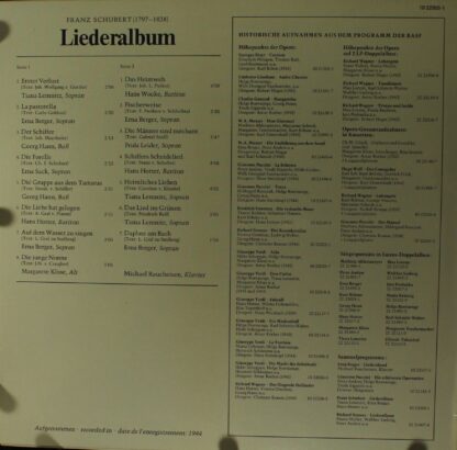 BASF 10 22305-1 - Liederalbum - Historische Aufnahmen Aus Dem Ja - Image 2