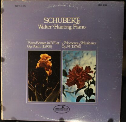 Monitor Records (2) MCS 2139 - Piano Sonata in B Flat / Moments