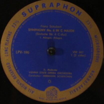 Supraphon LPV – 196 - Symphony № VI - Image 4