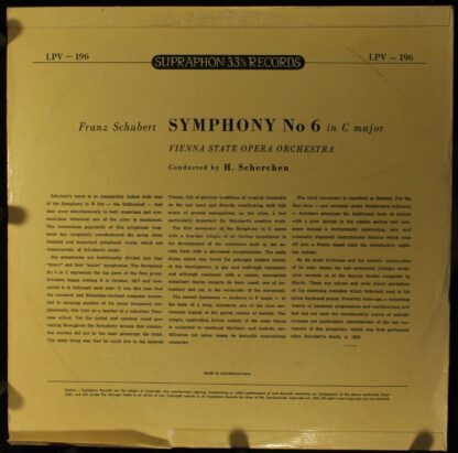 Supraphon LPV – 196 - Symphony № VI - Image 2