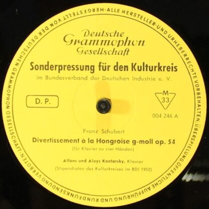 Deutsche Grammophon 004 246 - Divertissement A la Hongroise G-mo - Image 3