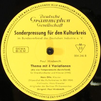 Deutsche Grammophon 004 246 - Divertissement A la Hongroise G-mo - Image 4