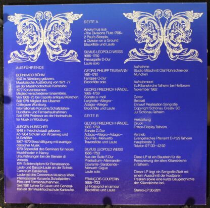 Not On Label 30-810 - Kilianskirche Talheim - Barockmusik Für Fl - Image 2