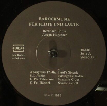 Not On Label 30-810 - Kilianskirche Talheim - Barockmusik Für Fl - Image 5