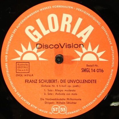 Gloria (2) GL 14016 - Die Unvollendete (Sinfonie Nr. 8 H-moll Op - Image 4