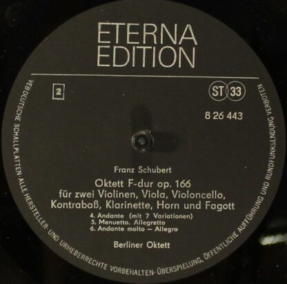 Eterna 8 26 443 - Oktett F-dur Op. 166 - Image 4