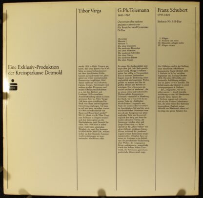 Not On Label 0118.186 - Kammerorchester Tibor Varga - Image 2