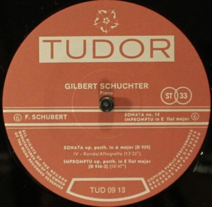 Tudor 09 11 - Wanderer Fantasy OP.15 Sonata No. 8 in A Minor Op. - Image 5