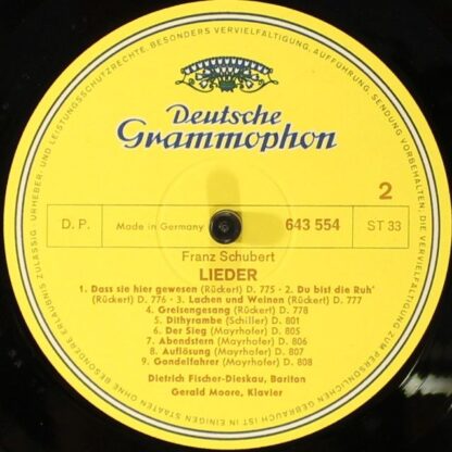 Deutsche Grammophon 2720 006 - Lieder Volume 1 - Image 7