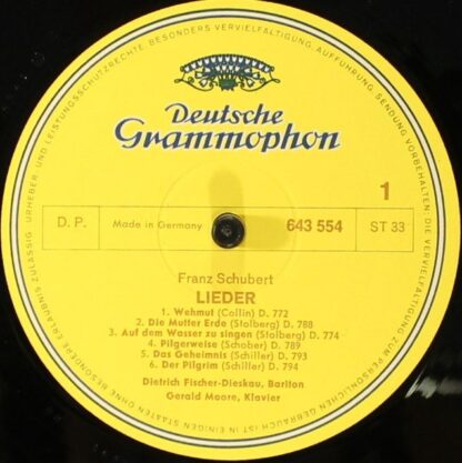 Deutsche Grammophon 2720 006 - Lieder Volume 1 - Image 8